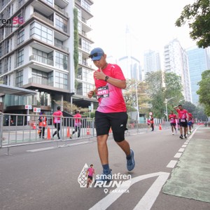 Race photo from SMARTFREN RUN 2026