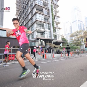 Race photo from SMARTFREN RUN 2026
