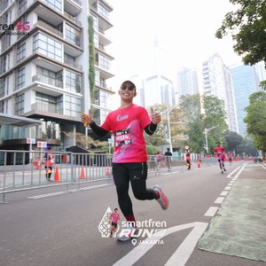 Race photo from SMARTFREN RUN 2026