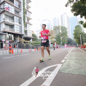 Race photo from SMARTFREN RUN 2026