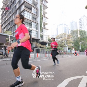 Race photo from SMARTFREN RUN 2026