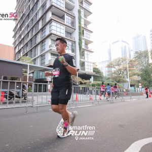 Race photo from SMARTFREN RUN 2026