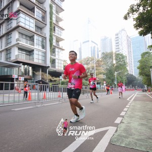 Race photo from SMARTFREN RUN 2026