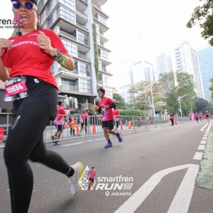 Race photo from SMARTFREN RUN 2026