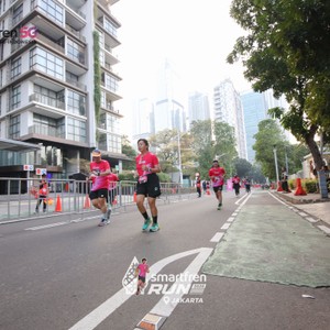 Race photo from SMARTFREN RUN 2026