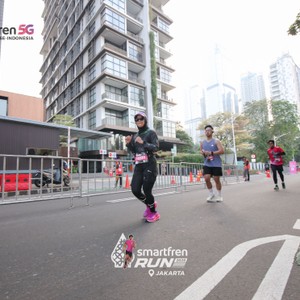 Race photo from SMARTFREN RUN 2026