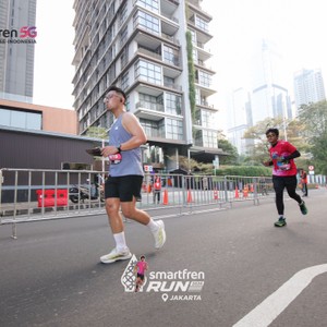 Race photo from SMARTFREN RUN 2026