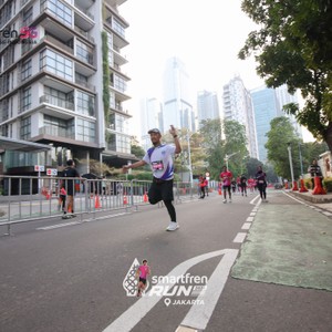 Race photo from SMARTFREN RUN 2026
