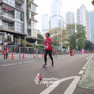 Race photo from SMARTFREN RUN 2026