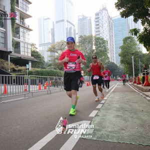 Race photo from SMARTFREN RUN 2026