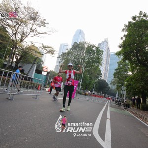 Race photo from SMARTFREN RUN 2026