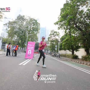 Race photo from SMARTFREN RUN 2026