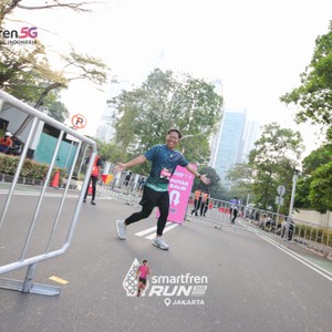 Race photo from SMARTFREN RUN 2026
