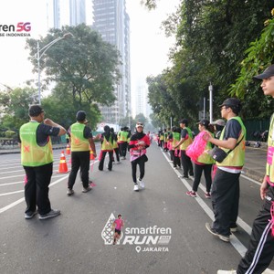 Race photo from SMARTFREN RUN 2026