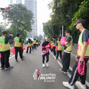 Race photo from SMARTFREN RUN 2026