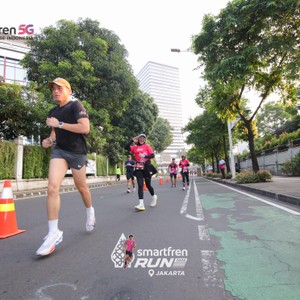 Race photo from SMARTFREN RUN 2026