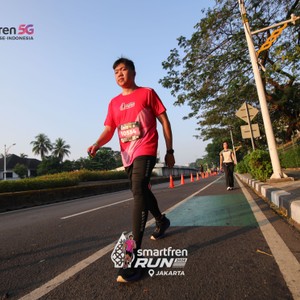 Race photo from SMARTFREN RUN 2026
