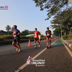 Race photo from SMARTFREN RUN 2026