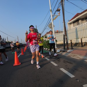 Race photo from SMARTFREN RUN 2026