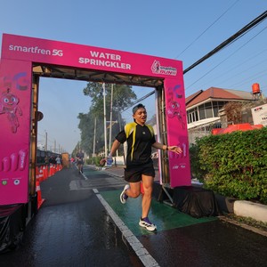 Race photo from SMARTFREN RUN 2026