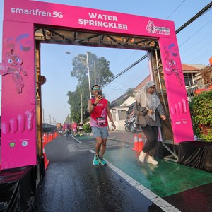 Race photo from SMARTFREN RUN 2026