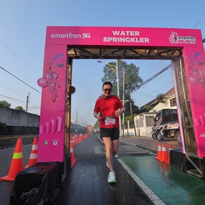 Race photo from SMARTFREN RUN 2026