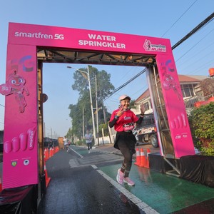 Race photo from SMARTFREN RUN 2026