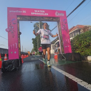 Race photo from SMARTFREN RUN 2026