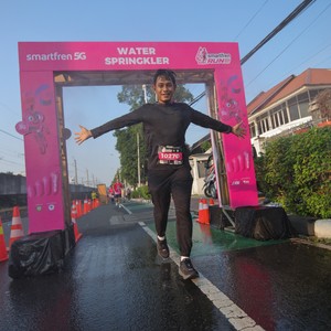 Race photo from SMARTFREN RUN 2026