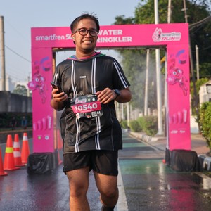 Race photo from SMARTFREN RUN 2026