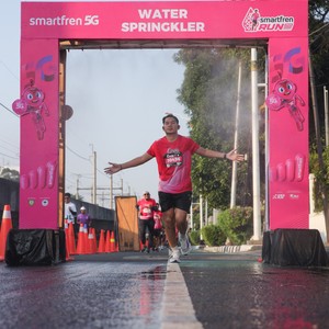 Race photo from SMARTFREN RUN 2026