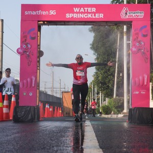 Race photo from SMARTFREN RUN 2026