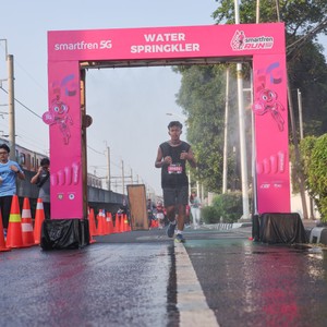 Race photo from SMARTFREN RUN 2026