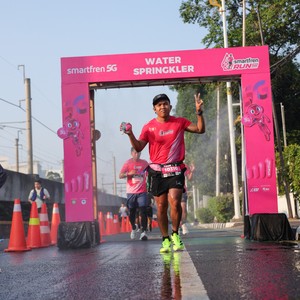 Race photo from SMARTFREN RUN 2026