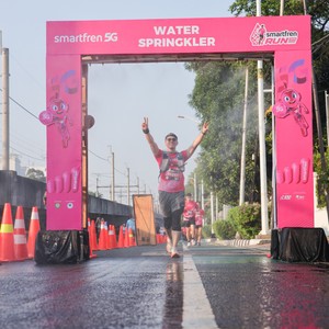 Race photo from SMARTFREN RUN 2026