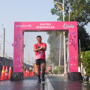 Race photo from SMARTFREN RUN 2026