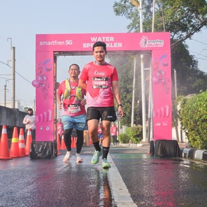 Race photo from SMARTFREN RUN 2026