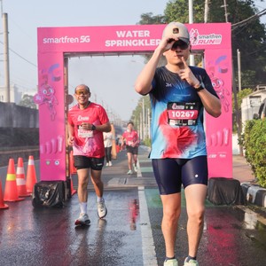 Race photo from SMARTFREN RUN 2026