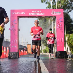 Race photo from SMARTFREN RUN 2026