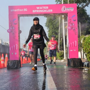 Race photo from SMARTFREN RUN 2026