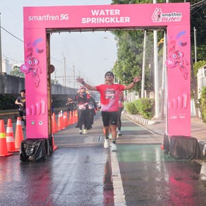 Race photo from SMARTFREN RUN 2026
