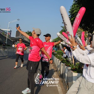 Race photo from SMARTFREN RUN 2026