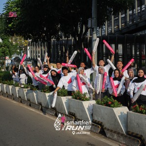 Race photo from SMARTFREN RUN 2026