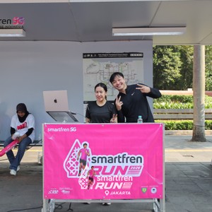 Race photo from SMARTFREN RUN 2026