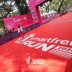 Race photo from SMARTFREN RUN 2026