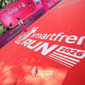 Race photo from SMARTFREN RUN 2026