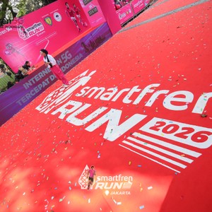 Race photo from SMARTFREN RUN 2026