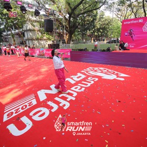 Race photo from SMARTFREN RUN 2026