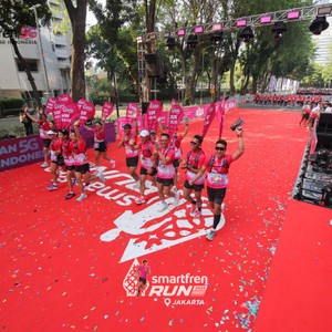 Race photo from SMARTFREN RUN 2026