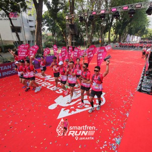 Race photo from SMARTFREN RUN 2026